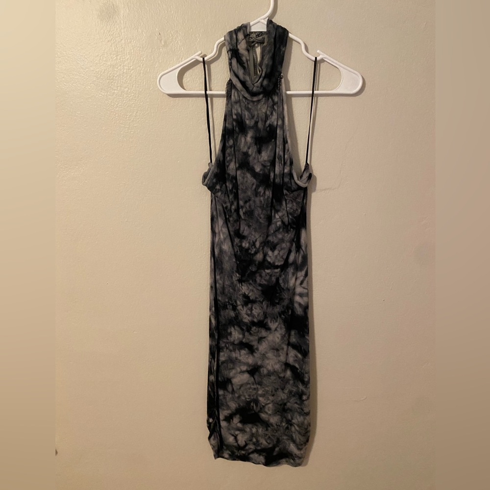 Guess cloth gray tie dye dress